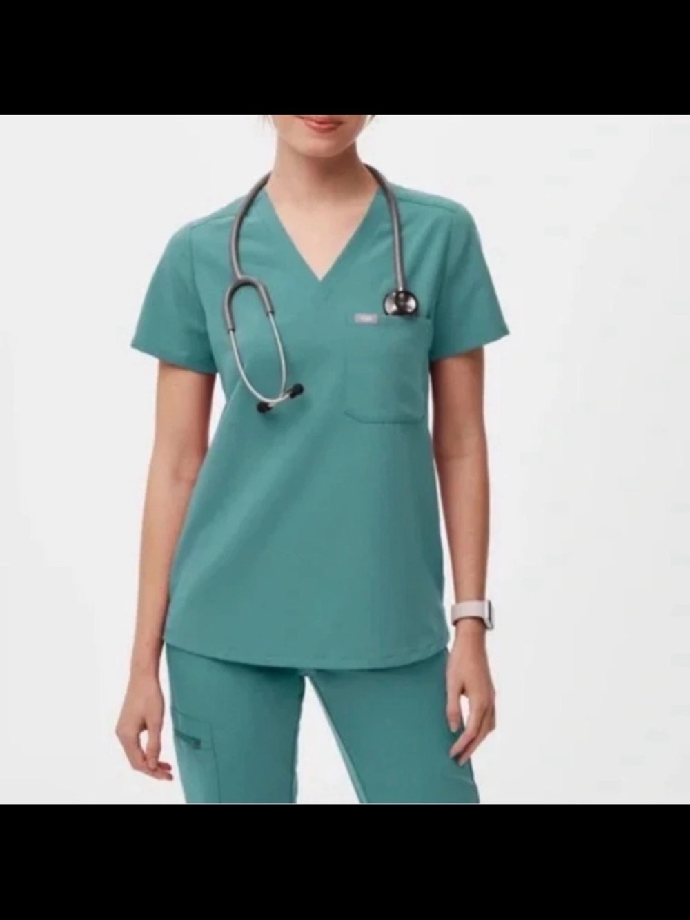 Figs Catarina  Hydrogreen Scrub Top